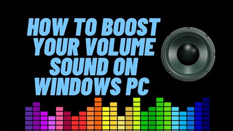 sound ftweb24|Boost Volume and Sound Quality on Your PC .